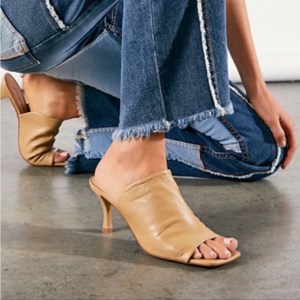 Free People Cara Square Toe Heel